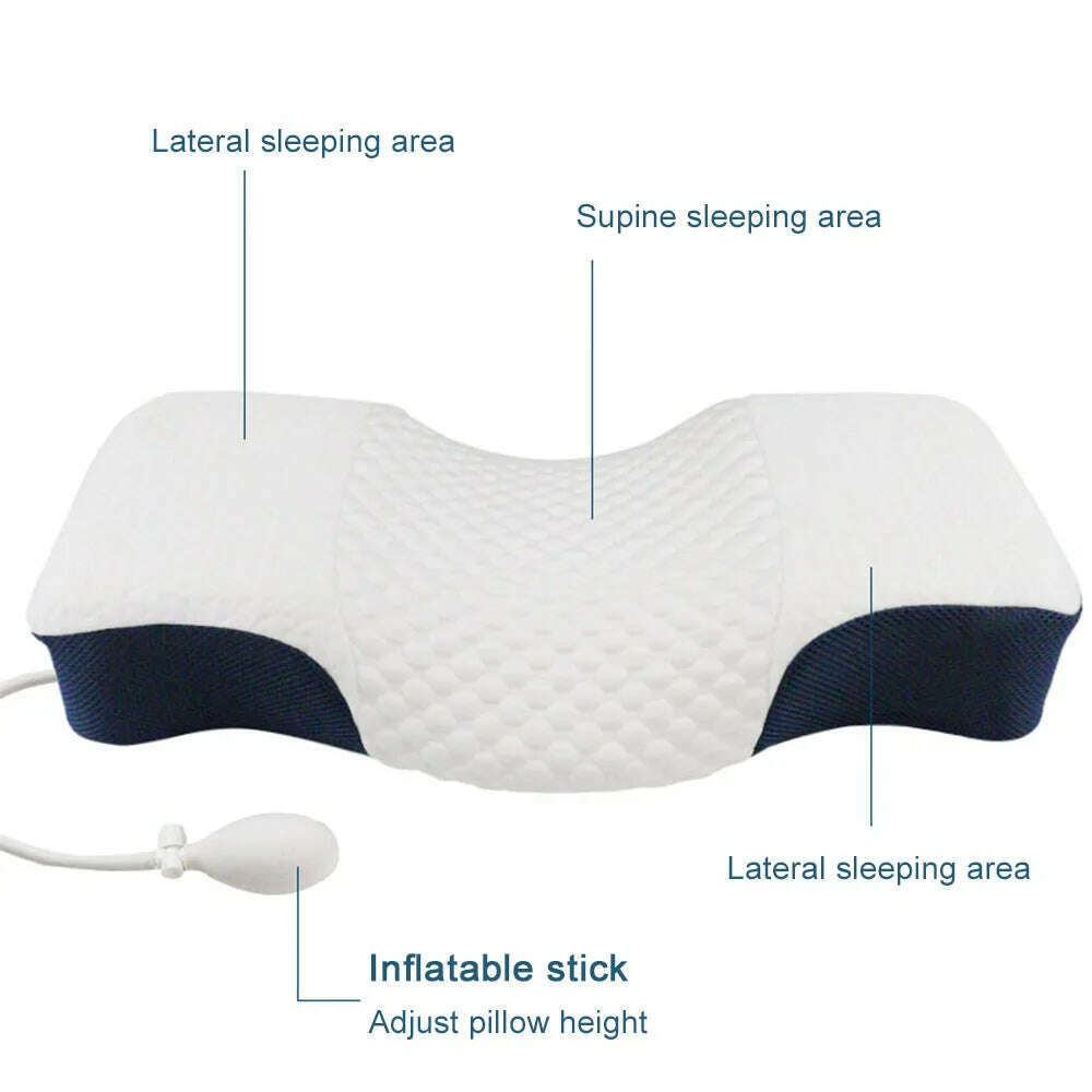 KIMLUD, Adjustable Cervical Contour Memory Foam Pillow for Neck Pain Orthopedic Neck Pillow for Shoulder Pain Ergonomic Head Neck, KIMLUD Womens Clothes