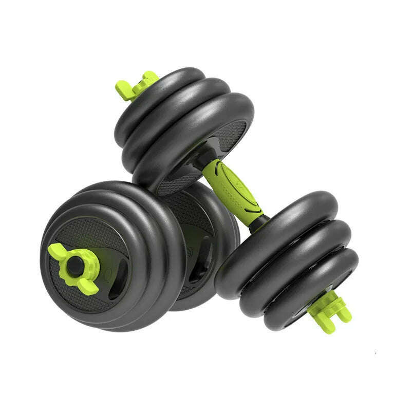 KIMLUD, Adjustable Dumbbell Set for Men, Fitness Equipment, Household Barbell, Kettlebell Combination, 10kg, Hot-selling, 2021, KIMLUD Womens Clothes
