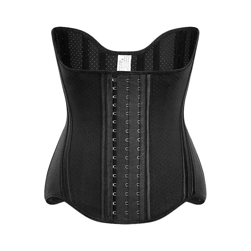 AfruliA Latex High Compression Shapewear Waist Trainer Corset Fajas Colombianas Girdle Strap Slimming Abdominal Belt Body Shaper