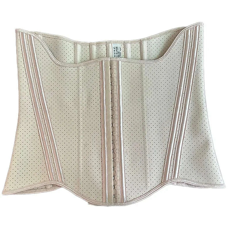 AfruliA Latex High Compression Shapewear Waist Trainer Corset Fajas Colombianas Girdle Strap Slimming Abdominal Belt Body Shaper