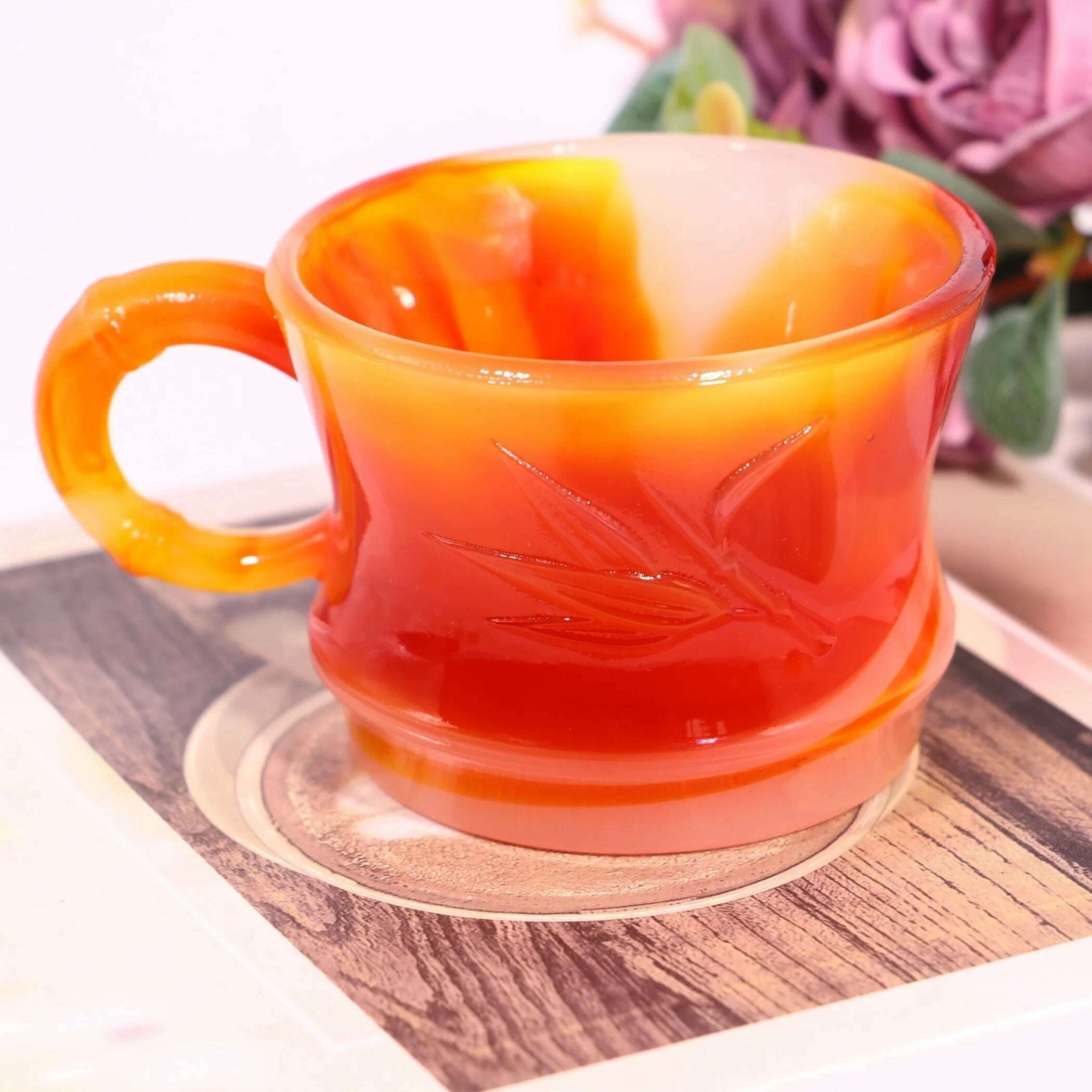 KIMLUD, Agate Bowl Quartz Crystal Cup Rock Indoor Decoration Gift For Home Room Living Room Office Decoration Valentine's Day Gift, 1pc, KIMLUD APPAREL - Womens Clothes