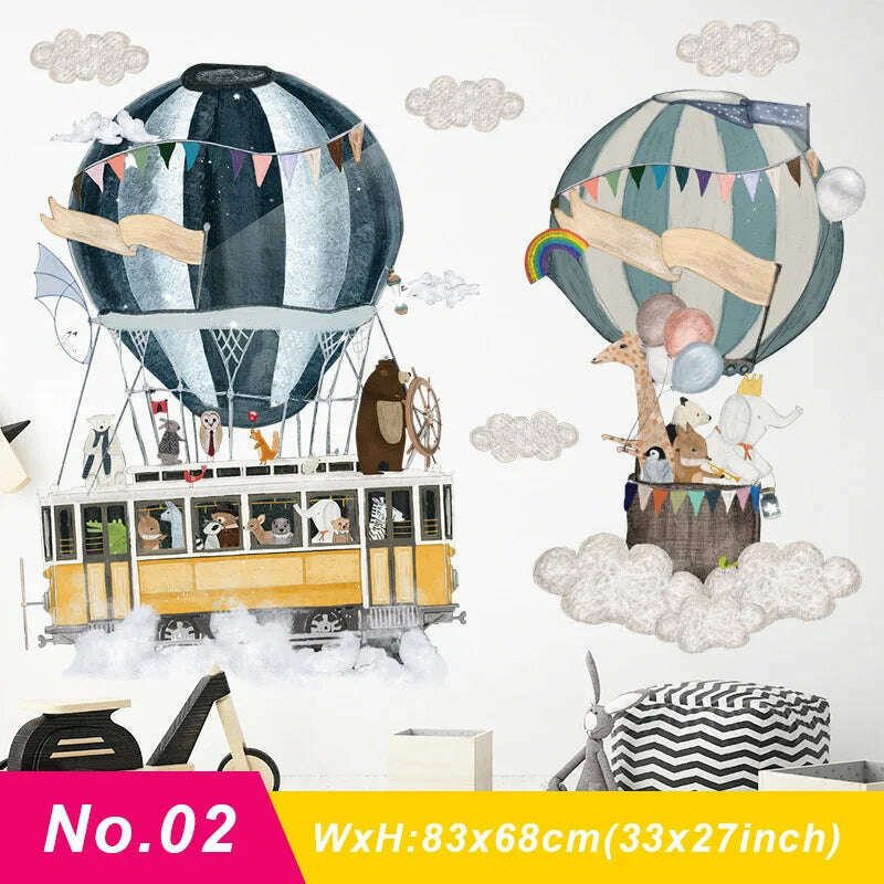 KIMLUD, Astronaut Wall Stickers for Kids rooms Kindergarten Wall Decor Vinyl Remvable PVC Wall Decals Art Tiles Murals Home Decoration, No.02 / Large, KIMLUD APPAREL - Womens Clothes