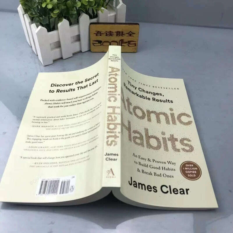 KIMLUD, Atomic Habits By James Clear An Easy Proven Way To Build Good Habits Break Bad Ones Self-management Books, KIMLUD Womens Clothes