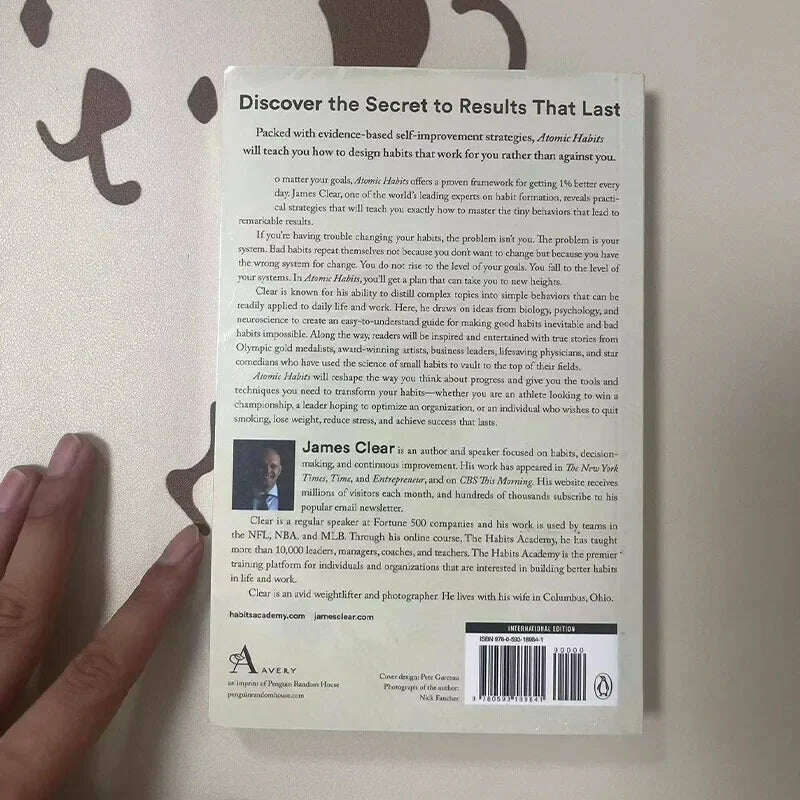 KIMLUD, Atomic Habits By James Clear An Easy & Proven Way to Build Good Habits & Break Bad Ones Self-management Self-improvement Books, KIMLUD Womens Clothes