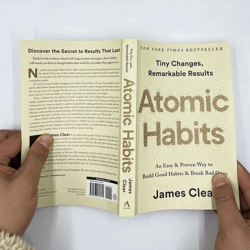Atomic Habits By James Clear An Easy & Proven Way to Build Good Habits & Break Bad Ones Self-management Self-improvement Books - KIMLUD