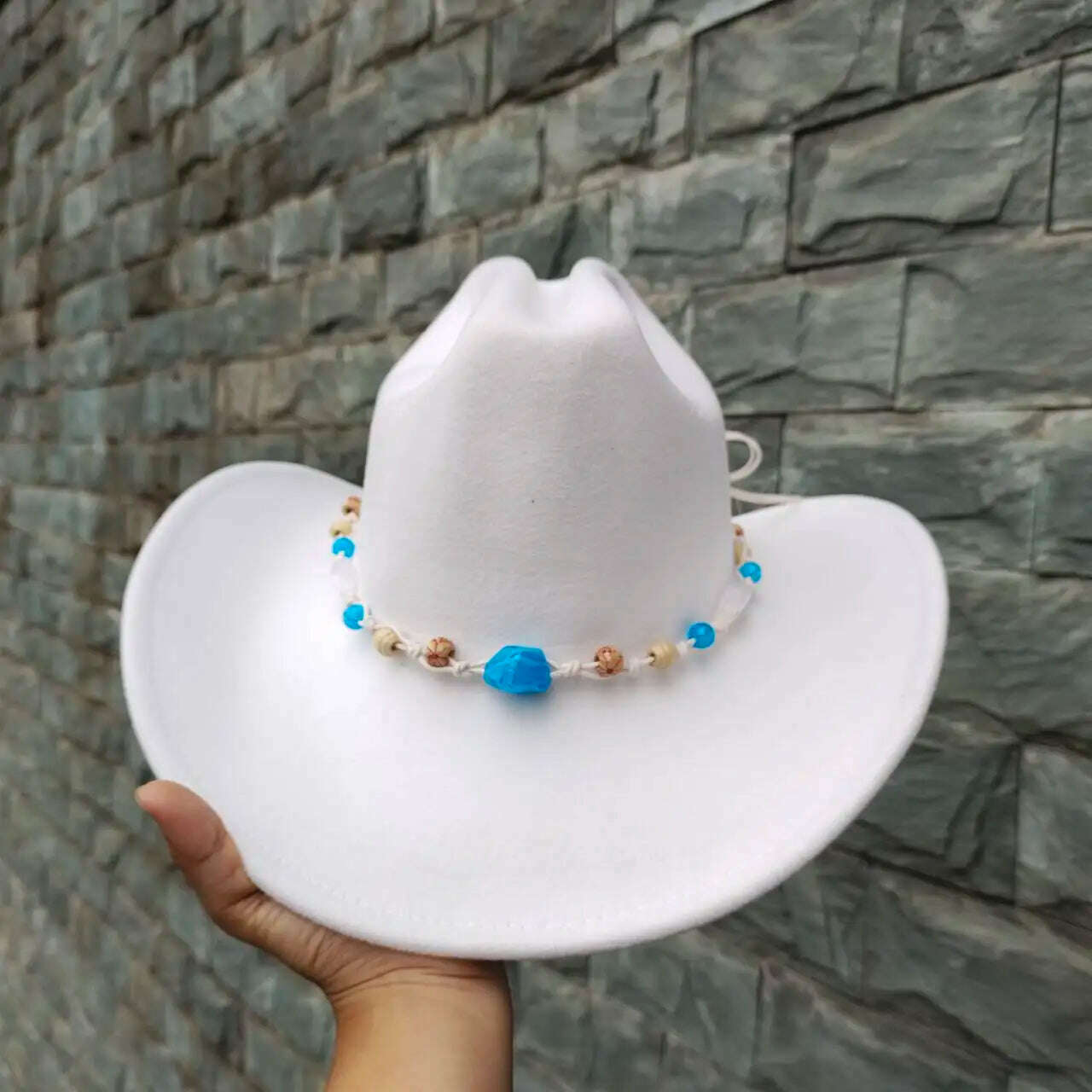 KIMLUD, Autumn/Winter 2023 New Western Men's Woolen Cowboy hat Metal Buckle Autumn/Winter Imitation Wool Vintage Knight Hat chapeu cowb, KIMLUD Womens ClothesKIMLUD, Autumn/Winter 2023 New Western Men's Woolen Cowboy hat Metal Buckle Autumn/Winter Imitation Wool Vintage Knight Hat chapeu cowb, 27 / M55-58cm, KIMLUD APPAREL - Womens Clothes