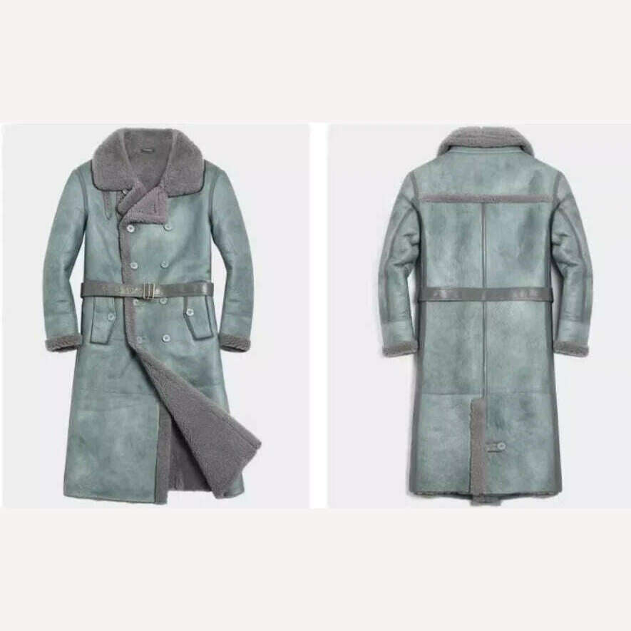 KIMLUD, AYUNSUE Winter Genuine Leather Jacket Men Natural Sheep Fur Coat Long Shearling Jacket Vintage Warm Leather Jackets Wp17a457, KIMLUD Womens ClothesKIMLUD, AYUNSUE Winter Genuine Leather Jacket Men Natural Sheep Fur Coat Long Shearling Jacket Vintage Warm Leather Jackets Wp17a457, gray / M, KIMLUD APPAREL - Womens Clothes