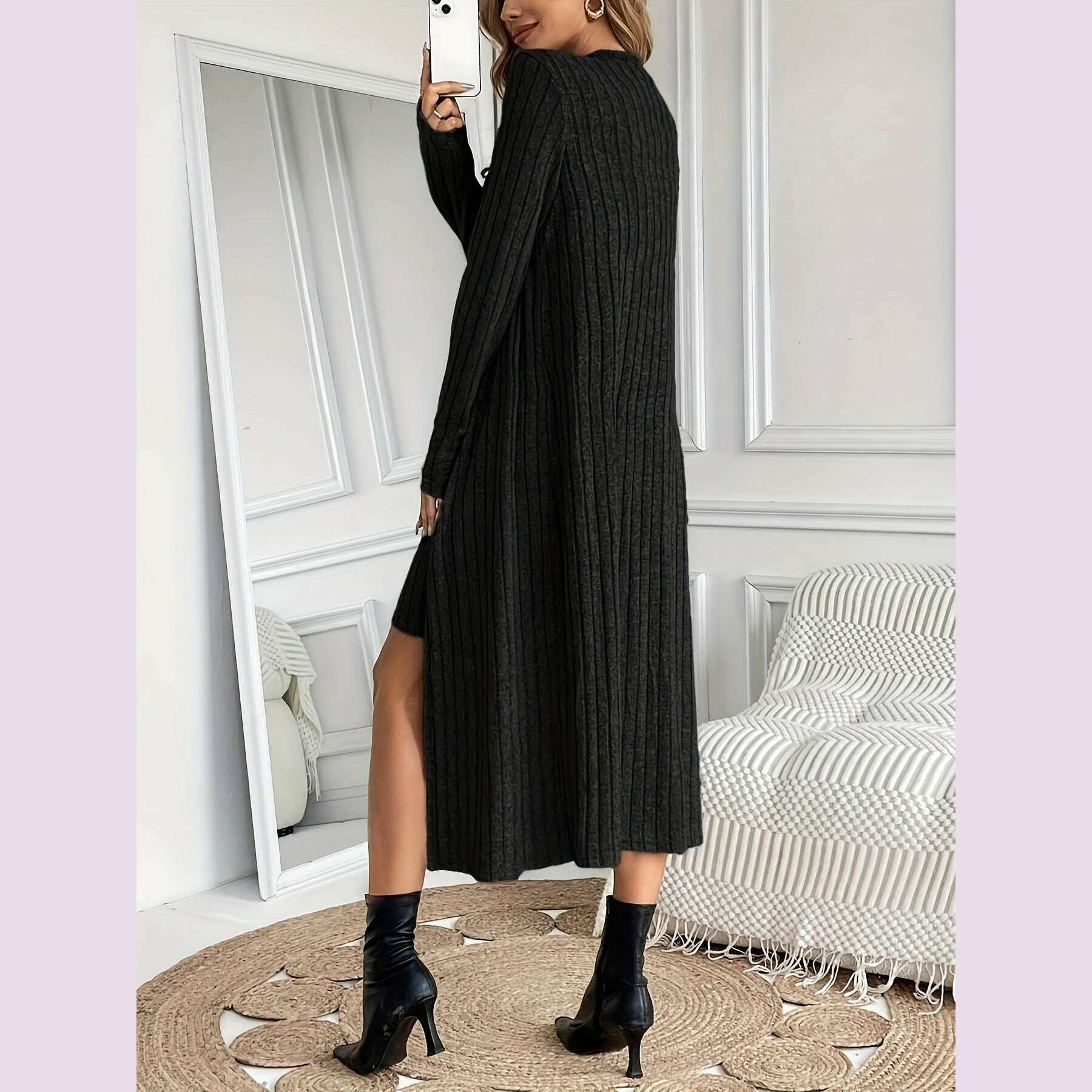 casual-matching-two-piece-set-long-sleeve-cardigan-bodycon-dress-outfits-womens-clothingkimlud-womens-fashion-34625900