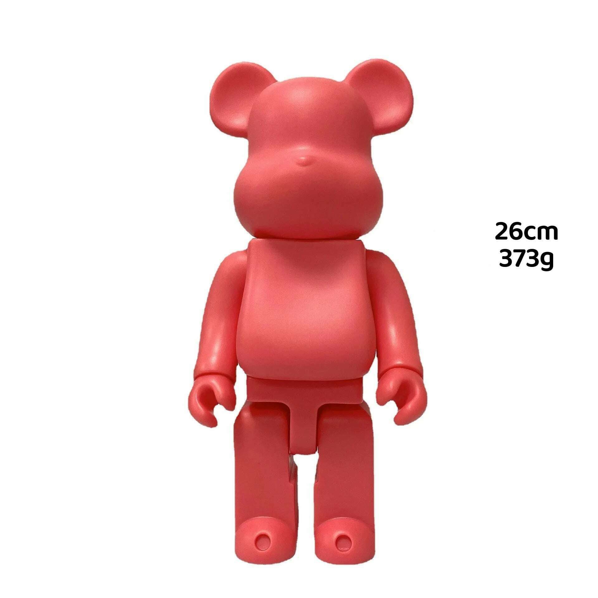 KIMLUD, Bearbricks 400 Figure Bearbricks 28cm Bearbricks Van Goghes BearBricks Daft Punks 2G Figurine White Moon Bear Brick High Quality, A17, KIMLUD Womens Clothes