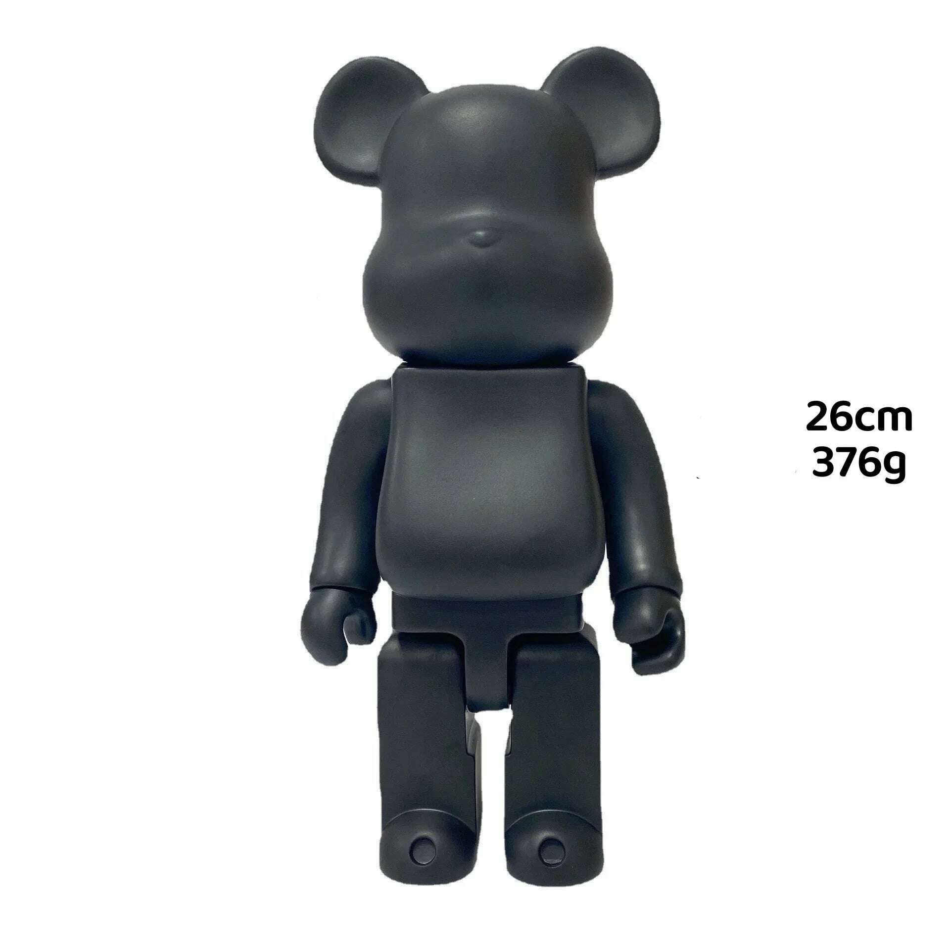 KIMLUD, Bearbricks 400 Figure Bearbricks 28cm Bearbricks Van Goghes BearBricks Daft Punks 2G Figurine White Moon Bear Brick High Quality, A16, KIMLUD Womens Clothes