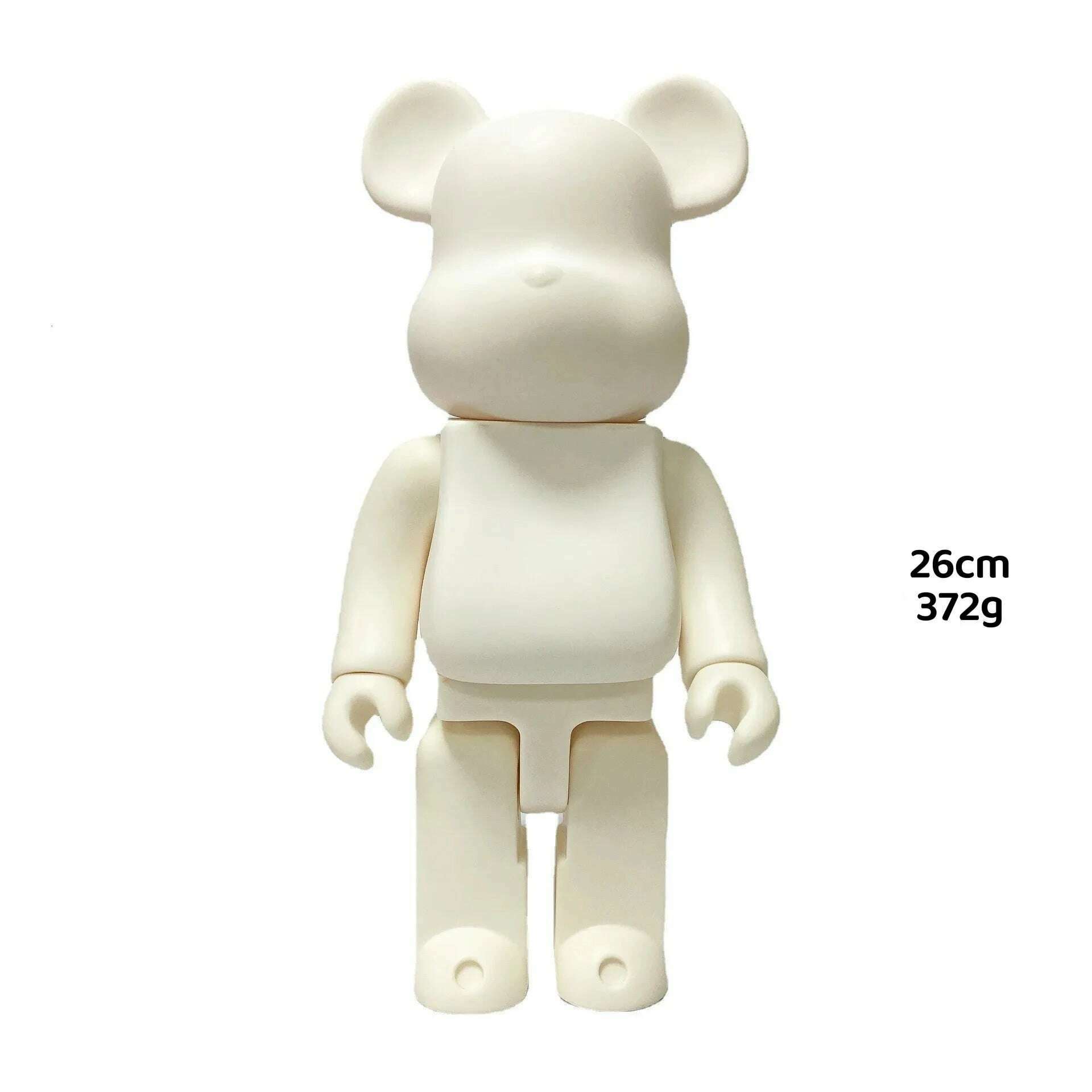 KIMLUD, Bearbricks 400 Figure Bearbricks 28cm Bearbricks Van Goghes BearBricks Daft Punks 2G Figurine White Moon Bear Brick High Quality, A24, KIMLUD Womens Clothes
