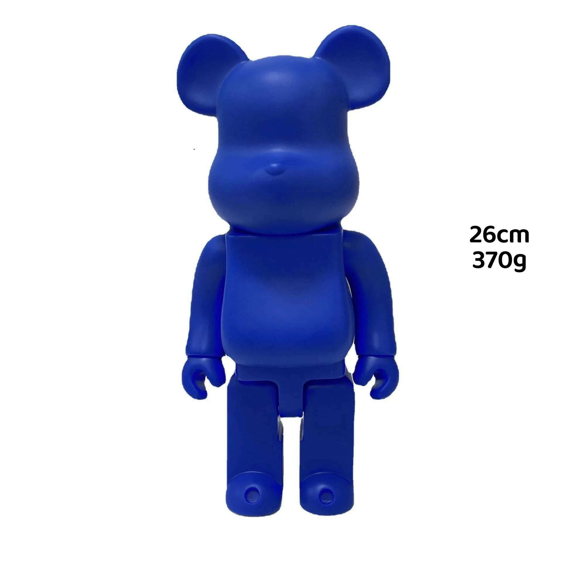 KIMLUD, Bearbricks 400 Figure Bearbricks 28cm Bearbricks Van Goghes BearBricks Daft Punks 2G Figurine White Moon Bear Brick High Quality, A25, KIMLUD Womens Clothes