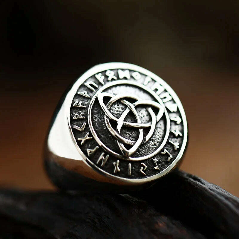 Beier 316L Stainless steel nose viking men ring Dragon Animal Pagan Odin Amulet Vegvisir scandinavian fashion jewelry BR8-622 - KIMLUD
