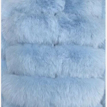 KIMLUD, BFFUR Short Real Fox Fur Coats Women 2022 Winter Fashion Natural Whole Skin Genuine Fox Fur Jackets With Fur Collar Overcoats, KIMLUD Womens Clothes