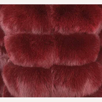 KIMLUD, BFFUR Short Real Fox Fur Coats Women 2022 Winter Fashion Natural Whole Skin Genuine Fox Fur Jackets With Fur Collar Overcoats, KIMLUD Womens Clothes