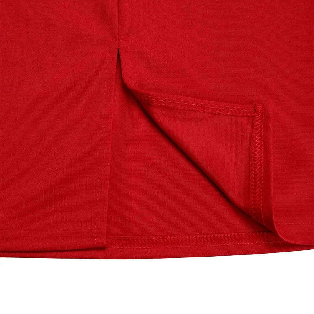 KIMLUD, Big size women 2024 new fashion temperament commuter five-quarter sleeve color matching buttock dress, KIMLUD Womens Clothes