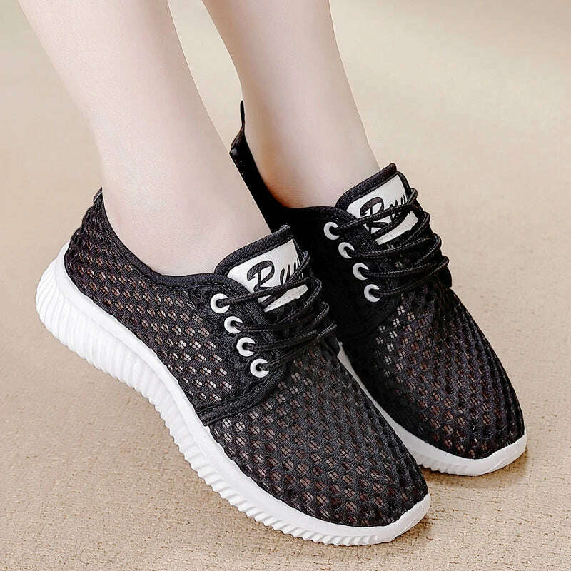 KIMLUD, Black sneakers for you Women Sports shoes Tennis casual, Black / 40 / CHINA, KIMLUD APPAREL - Womens Clothes