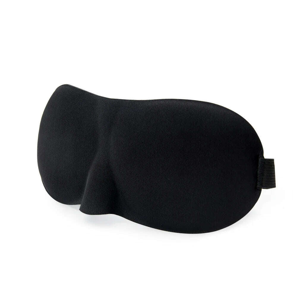 Blackout 3D Sleep Mask Memory Foam Eye Shade Breathable Eye Patch Travel Smooth Slaapmasker Relax Sleeping Aid Women Men - KIMLUD