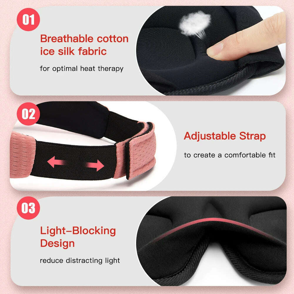 KIMLUD, Blocking Light Sleeping Eye Mask Soft Padded Travel Shade Cover Rest Relax Sleeping Blindfold Eye Cover Sleep Mask Eyepatch, KIMLUD Womens Clothes