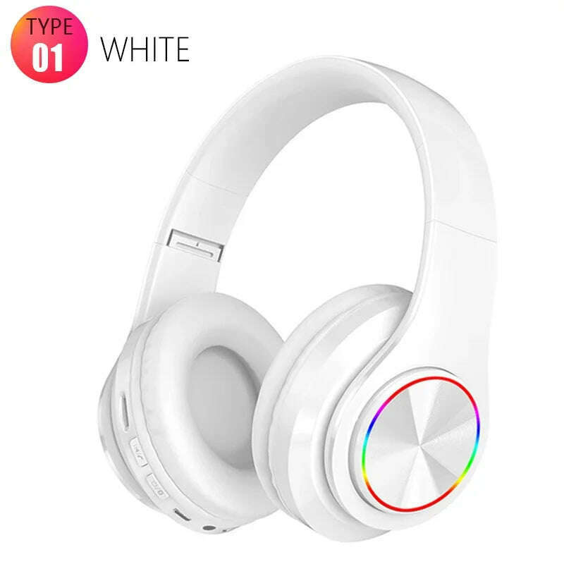 Bluetooth 5.0 Earphone Sport Headphones for iPhone Samsung Xiaomi Mobile Phone Wireless Headband Foldable Portable HeadSets - KIMLUD