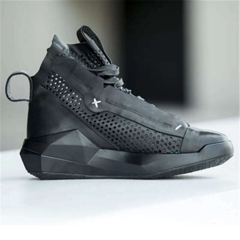 KIMLUD, Bmante Men Shoes Genuine Leather Breathable Height Increasing Male Sneakers Luxury Trainers Flats Shoes for men Gothic Owen 2020, KIMLUD Womens Clothes