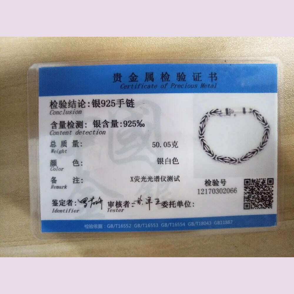 KIMLUD, BOCAI New Solid 100% S925 Pure Silver Bracelet for Woman and Man Handmade Peace Pattern Trendy Jewelry Free Shipping, KIMLUD Womens Clothes