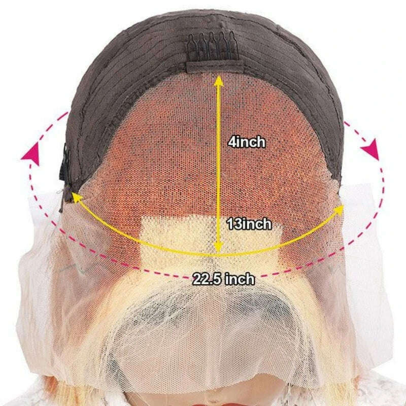 KIMLUD, Body Wave 13x4 Colored Lace Frontal Wig 13x6 Ginger Orange HD Lace Front Human Hair Wigs For Women 30 Inch Hair Pre Plucked, KIMLUD Womens Clothes