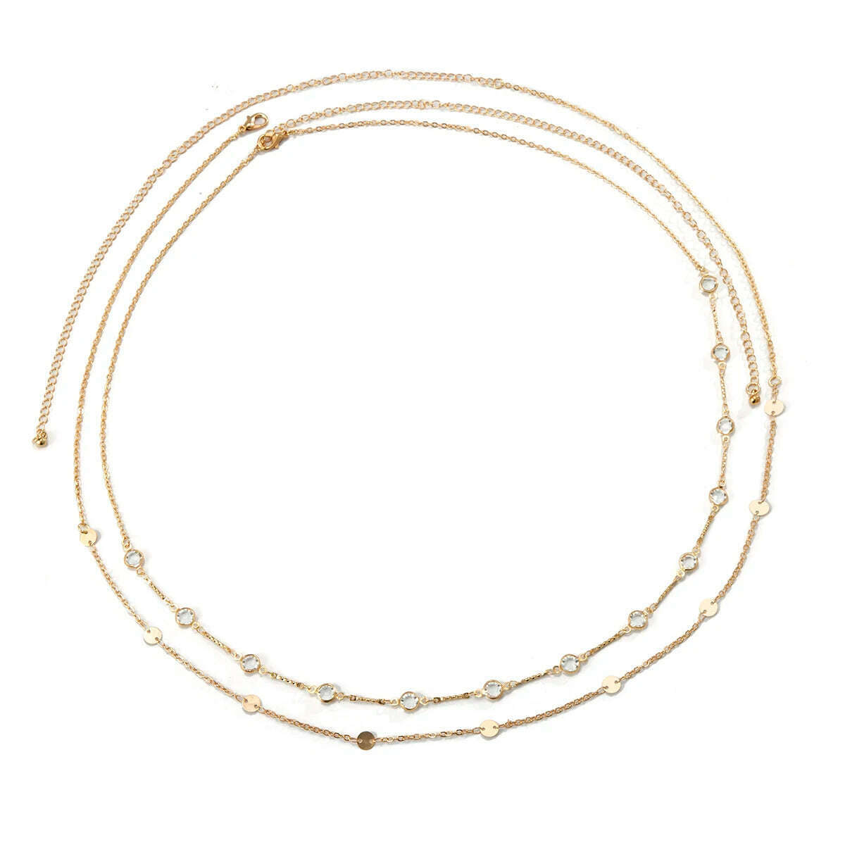 Boho Crystal Zircon Waist Beads Belly Belt Chain Summer Beach Bikini Rave Festival Sexy Accessories for Women Body Jewelry New - KIMLUD