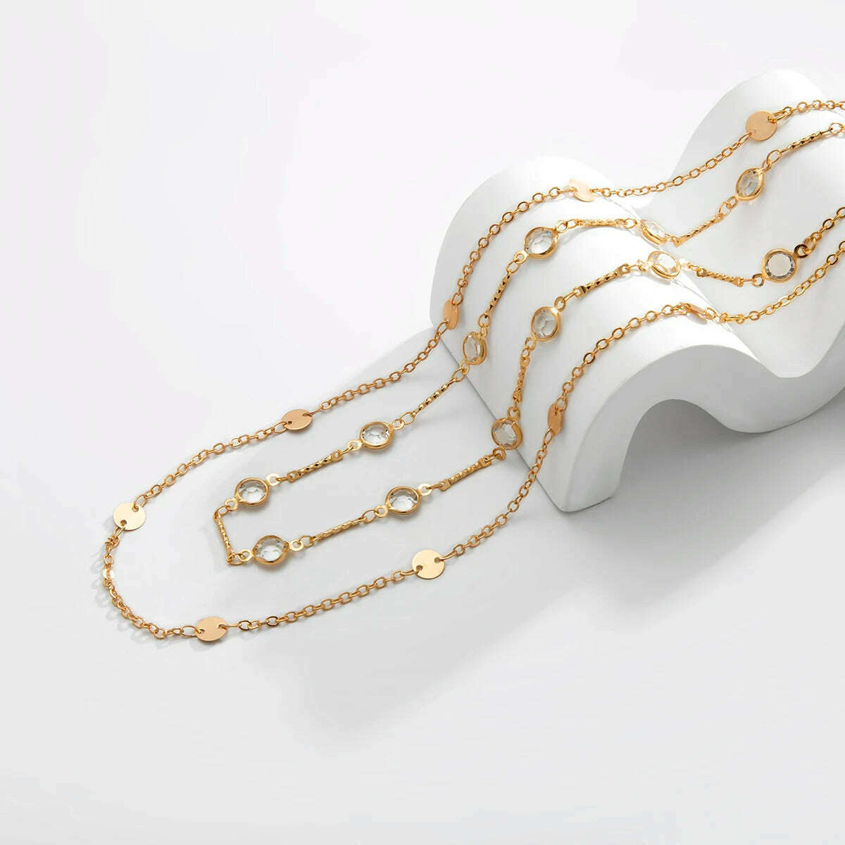 Boho Crystal Zircon Waist Beads Belly Belt Chain Summer Beach Bikini Rave Festival Sexy Accessories for Women Body Jewelry New - KIMLUD