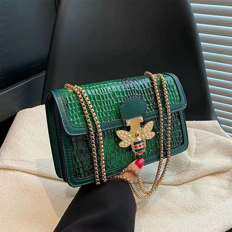 KIMLUD, Bolsa Feminina Small Shoulder Crossbody Bags for Woman New 2024 Fashion Handbags Travel Casual Women Bag Brand Messenger Bags, KIMLUD Womens ClothesKIMLUD, Bolsa Feminina Small Shoulder Crossbody Bags for Woman New 2024 Fashion Handbags Travel Casual Women Bag Brand Messenger Bags, green, KIMLUD APPAREL - Womens Clothes