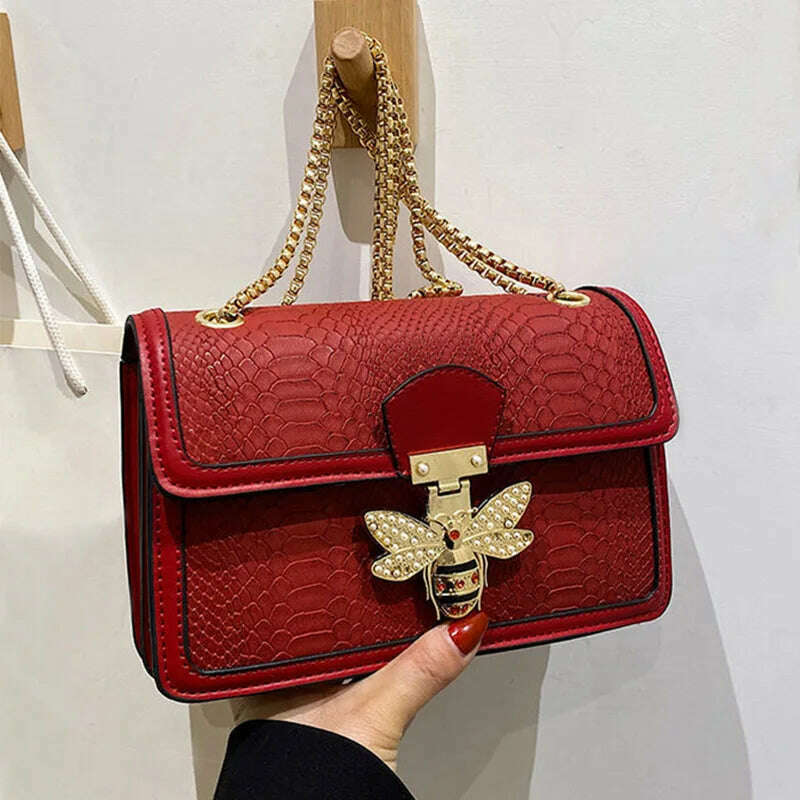 KIMLUD, Bolsa Feminina Small Shoulder Crossbody Bags for Woman New 2024 Fashion Handbags Travel Casual Women Bag Brand Messenger Bags, KIMLUD Womens ClothesKIMLUD, Bolsa Feminina Small Shoulder Crossbody Bags for Woman New 2024 Fashion Handbags Travel Casual Women Bag Brand Messenger Bags, red, KIMLUD APPAREL - Womens Clothes