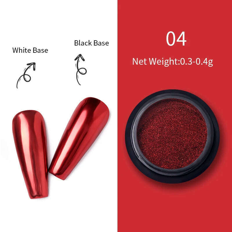 Born Pretty 10ml Magical MIRROR UV Gel Varnish Top Coat Semi-Permanent Nail Polishes Moonlight Mirror NailsFine Glitter Powder - KIMLUD