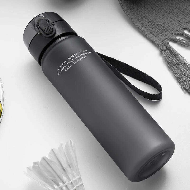 Brand BPA Free Leak Proof Sports Water Bottle High Quality Tour Hiking Portable My Favorite Drink Bottles 400ml 560ml - KIMLUD
