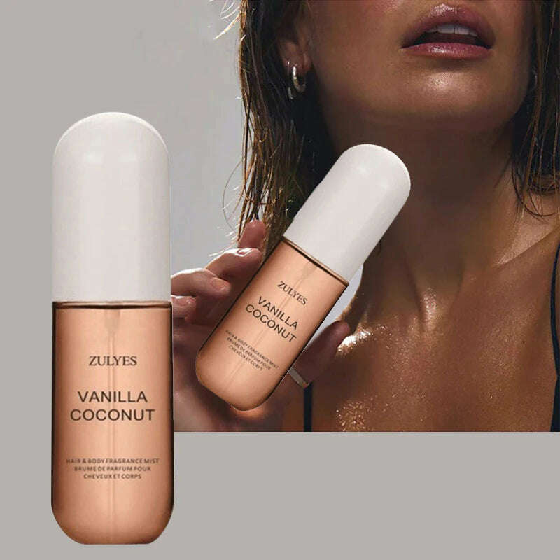 KIMLUD, Brand Coconut Vanilla Women's Perfume Light Fragrance Long-lasting Hair Body Spray Men's Cologne Floral Fragrance 50ml Perfume, KIMLUD Womens Clothes