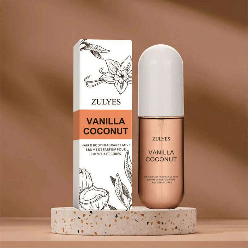 KIMLUD, Brand Coconut Vanilla Women's Perfume Light Fragrance Long-lasting Hair Body Spray Men's Cologne Floral Fragrance 50ml Perfume, KIMLUD Womens Clothes