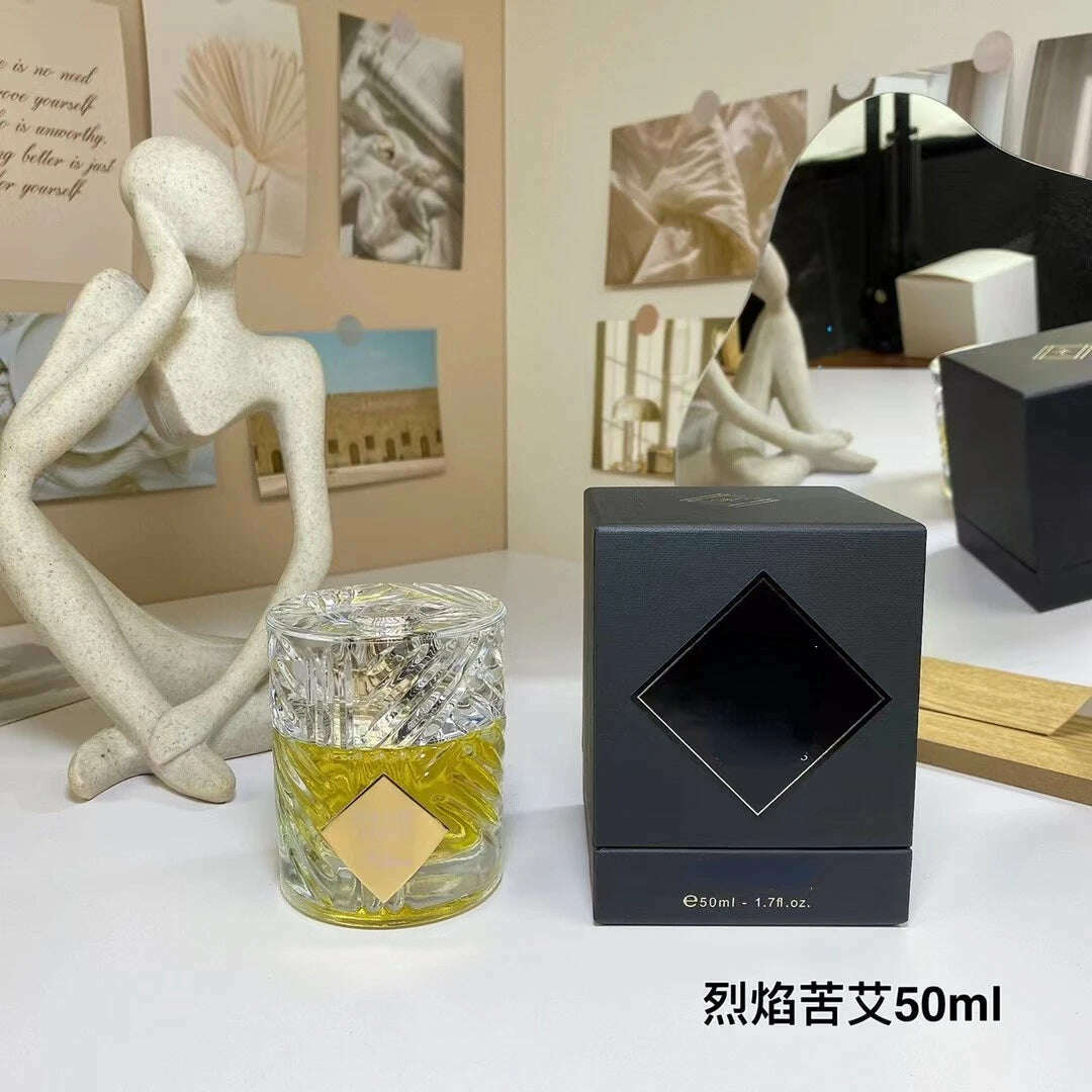 KIMLUD, Brand glass is soft, natural, and long-lasting, suitable for all skin types for men and women, L HEURE VERTE50ML, KIMLUD Womens Clothes