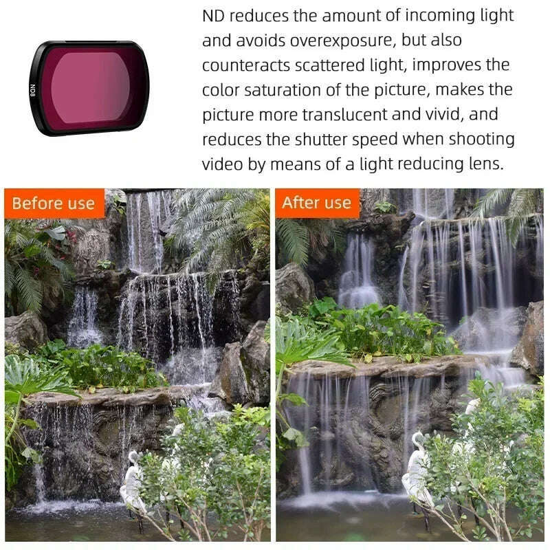 KIMLUD, BRDRC UV ND Lens Filter Kit for DJI OSMO Pocket 3 Handheld Gimbal Camera ND8 ND16 Filters Adjustable CPL Accessories, KIMLUD Womens Clothes
