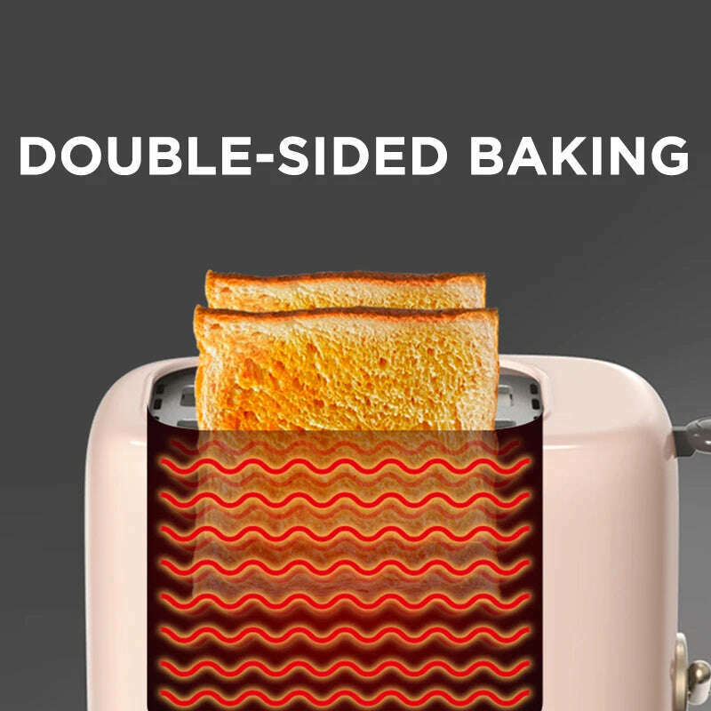 Bread Toaster for sandwiches Waffle maker electric kitchen Double Oven 220V mini Toaster hot air convection for headed bread - KIMLUD