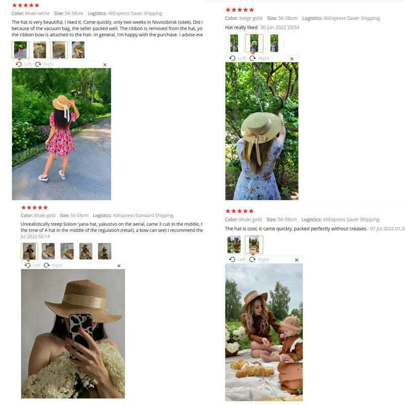 Bucket Hat Beach Summer Straw Hats for Women Flat Top Ribbon Bowknot Elegant Luxury Straw Women Summer Hats Sombreros De Mujer - KIMLUD