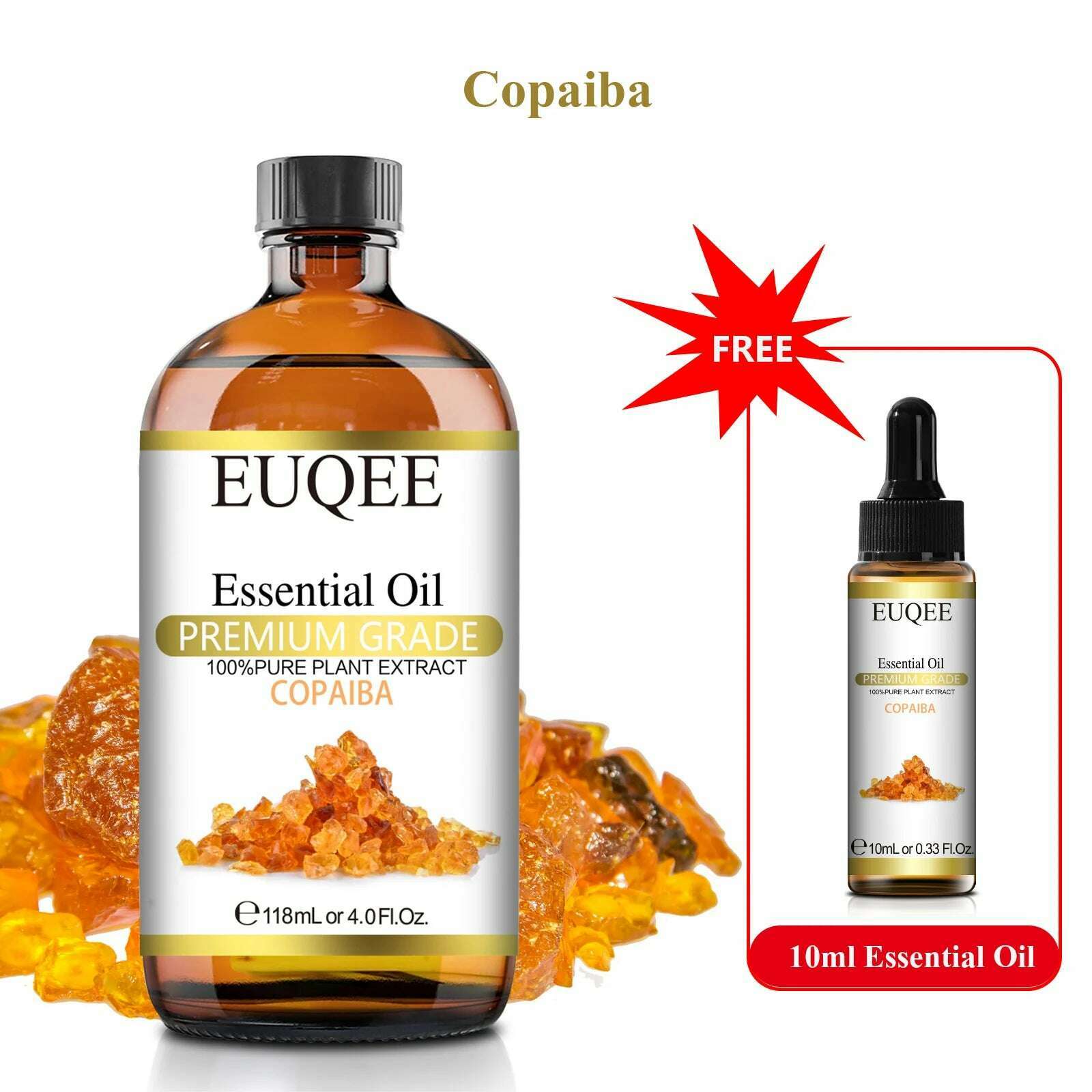 Buy 118ml Essential Oil Get 10ml Free 100% Pure and Natural Essential Oil with Dropper for Aromatherapy Diffuser Massage DIY - KIMLUD