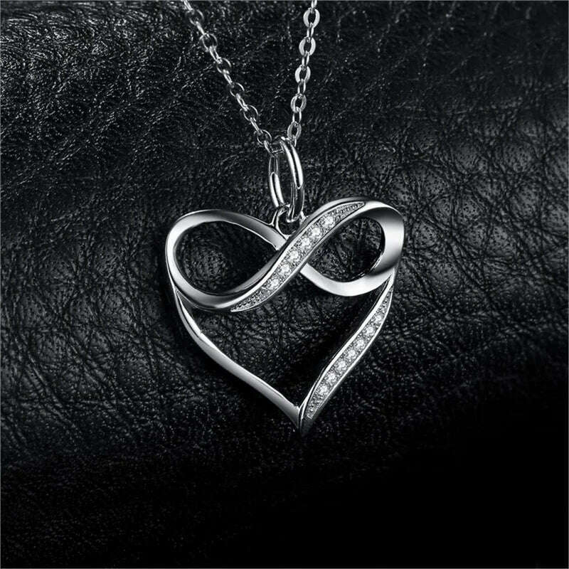 KIMLUD, CAOSHI Delicate Exquisite Heart Necklaces for Women Stylish Bridal Wedding Jewelry Charming Crystal Pendant Trendy Accessories, KIMLUD Womens ClothesKIMLUD, CAOSHI Delicate Exquisite Heart Necklaces for Women Stylish Bridal Wedding Jewelry Charming Crystal Pendant Trendy Accessories, XL358, KIMLUD APPAREL - Womens Clothes