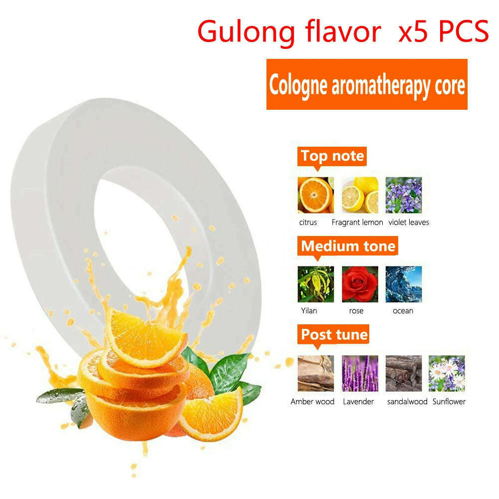 Car Air Freshener Solar Rotating Aromatreatment Decoration Car Interior Accessories Women Men Original Flavored Perfume Diffuser - KIMLUD