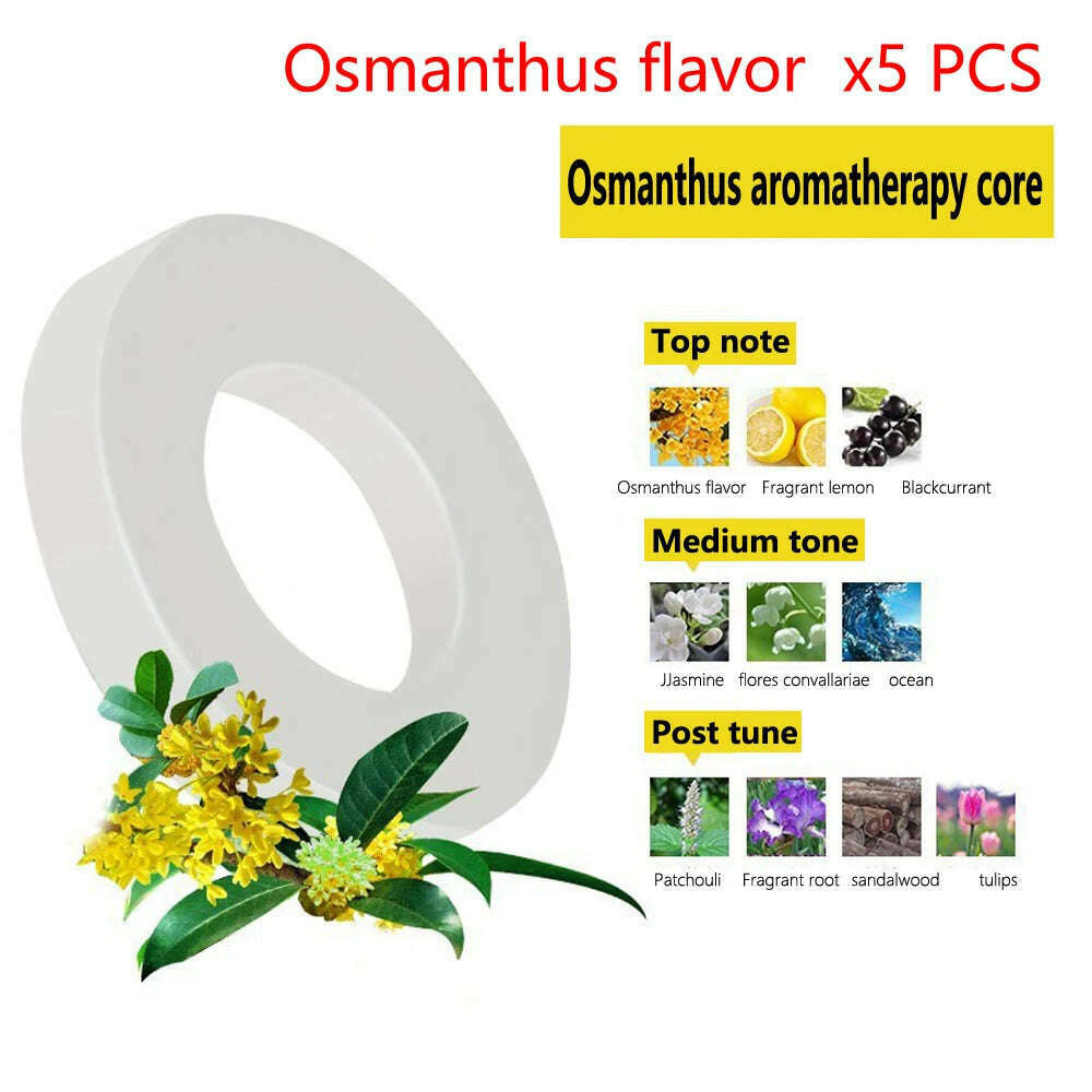 Car Air Freshener Solar Rotating Aromatreatment Decoration Car Interior Accessories Women Men Original Flavored Perfume Diffuser - KIMLUD