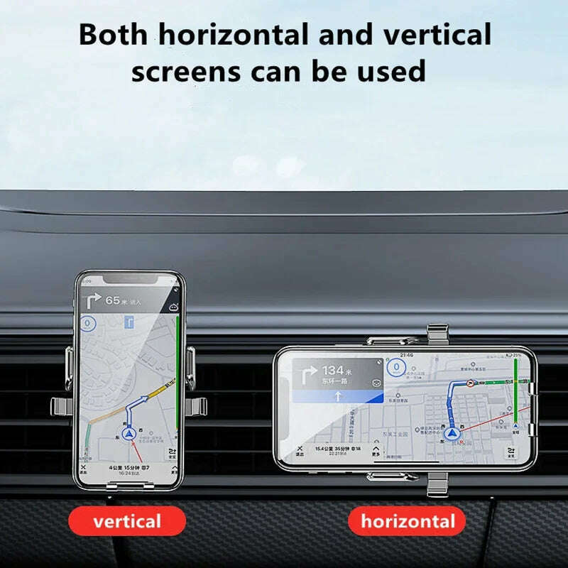 Car Sucker Phone Holder Mount Stand GPS Telefon Mobile Cell Support For iPhone 13 12 11 Pro Xiaomi Huawei Samsung - KIMLUD
