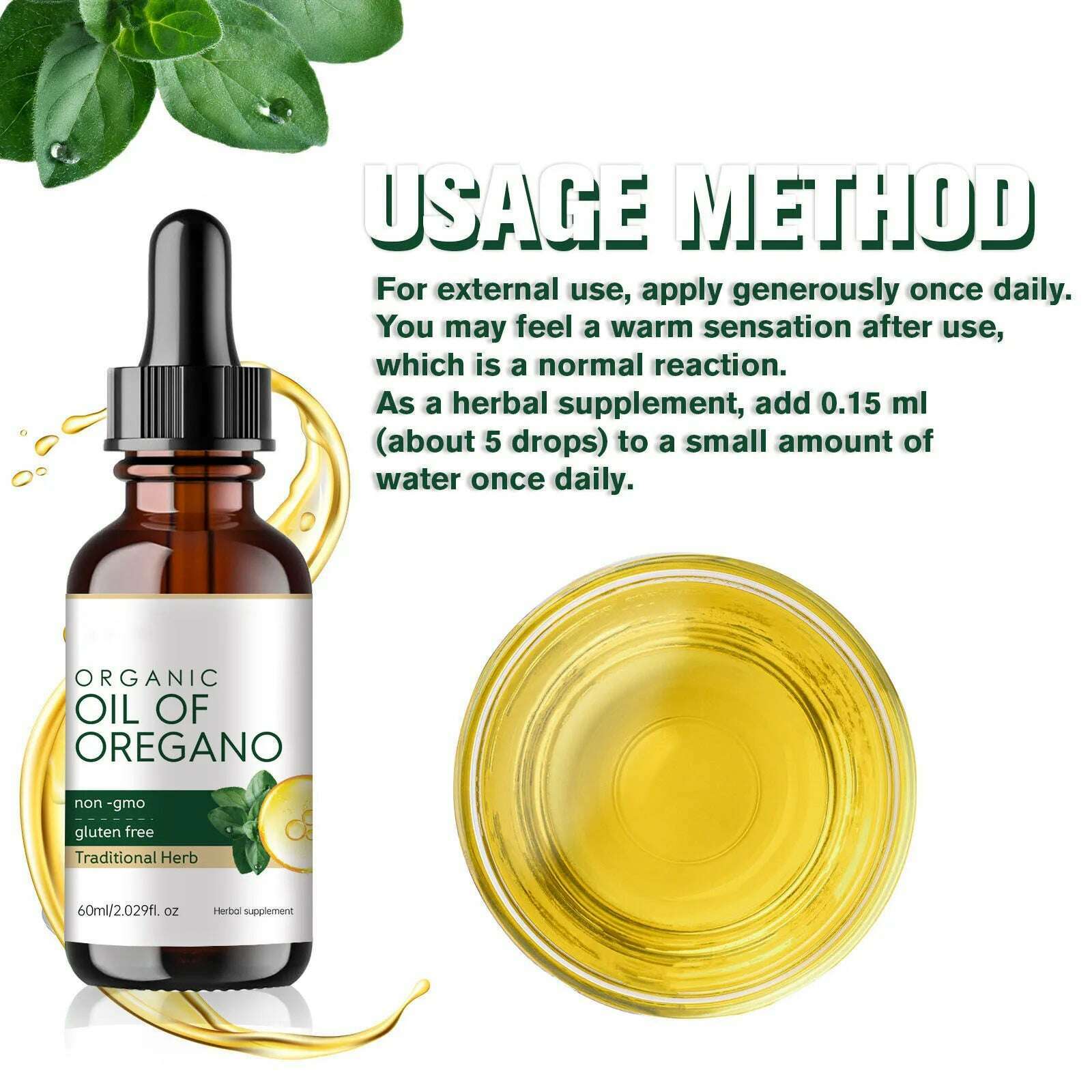 Carlyle Organic Oil Of Oregano 60ml - KIMLUD