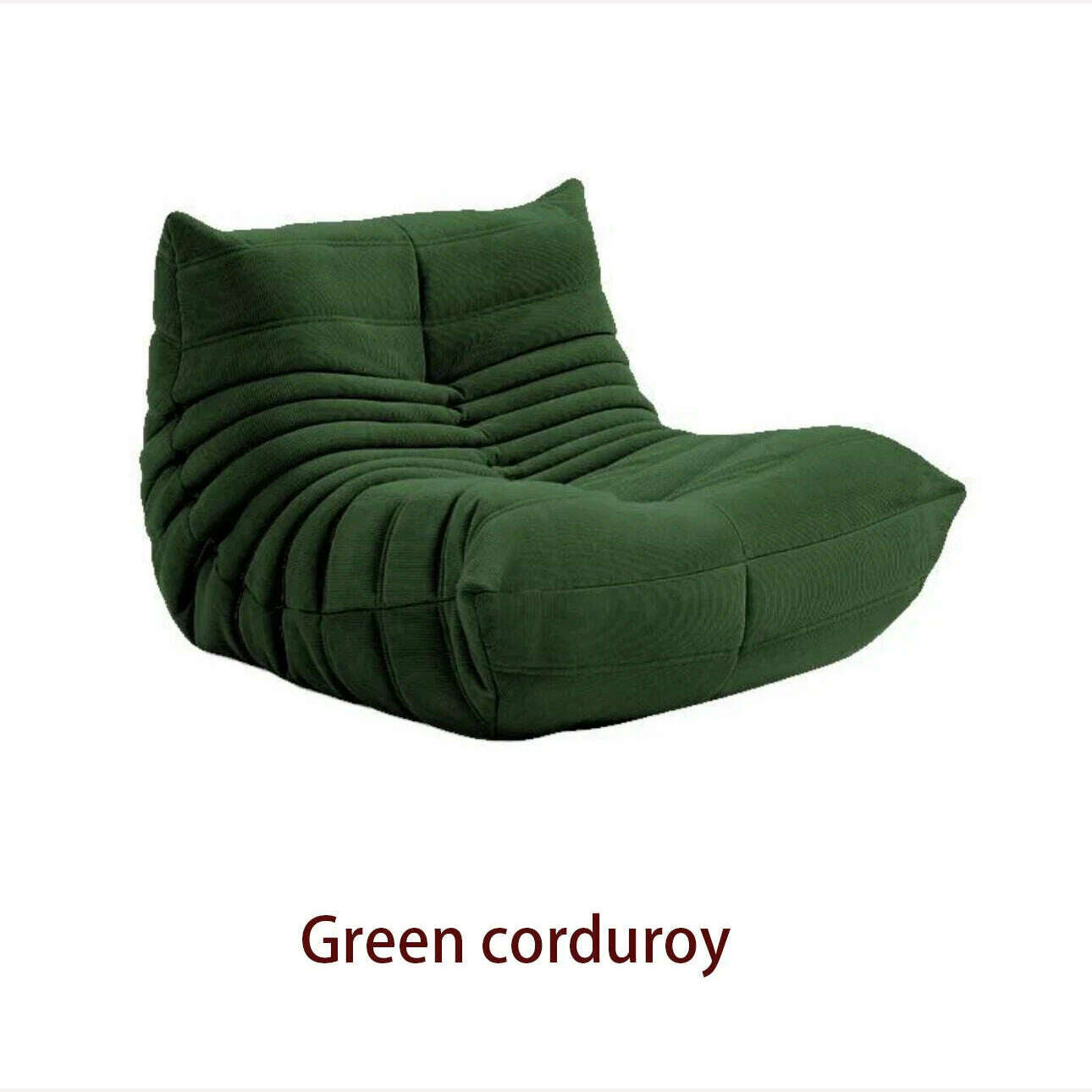 Caterpillar Sofa Living Room Single Bedroom Cloth Art Black Leather Lazy Man Sofa Bedroom Living Room Chair Sofa - KIMLUD