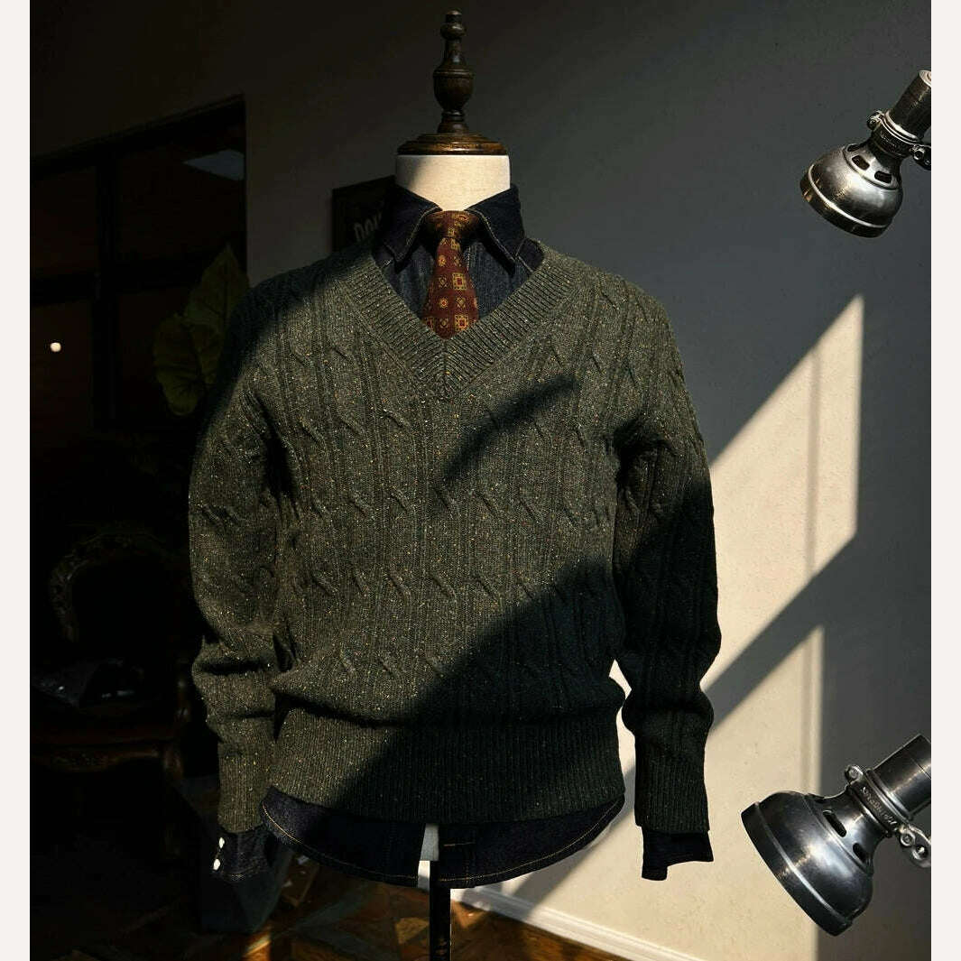 KIMLUD, CDS440 Cidu Super Top Quality Heavy Thick 550GSM Jumper Big Flexible 80% Merino Wool Warm Pullover, KIMLUD Womens ClothesKIMLUD, CDS440 Cidu Super Top Quality Heavy Thick 550GSM Jumper Big Flexible 80% Merino Wool Warm Pullover, olive / S 98cm chest / CHINA, KIMLUD APPAREL - Womens Clothes