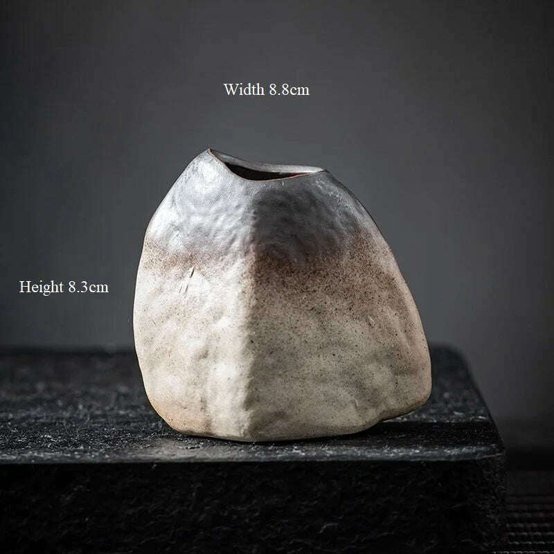 CHANSHOVA China Pottery Mini Small Flower Vases Traditional Chinese Retro Style Ceramic Vase Lliving Room Home Decoration T032 - KIMLUD