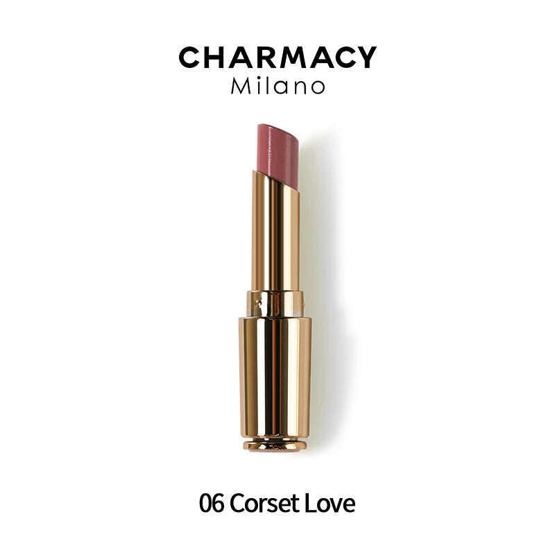KIMLUD, CHARMACY 8 Colors Nude Moisturize Lipstick Luxury Natural High Quality Velvet Lipstick Korean Cosmetic Makeup for Lip Women, 06 Corset-Love / CHINA / Full Size, KIMLUD Womens Clothes