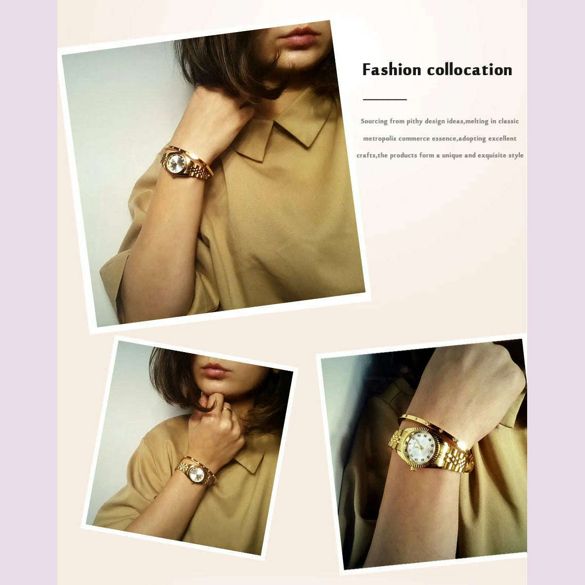 CHENXI Women Quartz Watch Golden & Silver Classic Female Elegant Clock Watches Luxury Gift Ladies Waterproof Wristwatch - KIMLUD